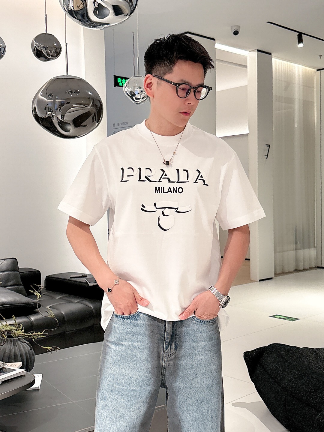 Prada Basic Clothing S-xl