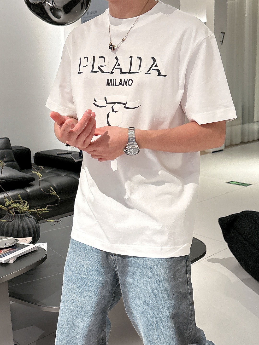 Prada Basic Clothing S-xl