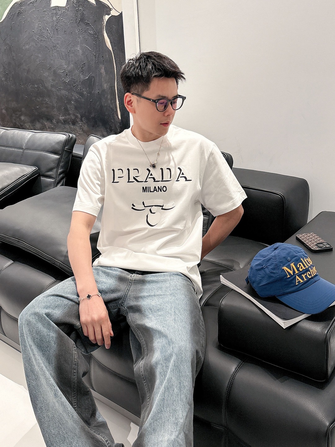 Prada Basic Clothing S-xl