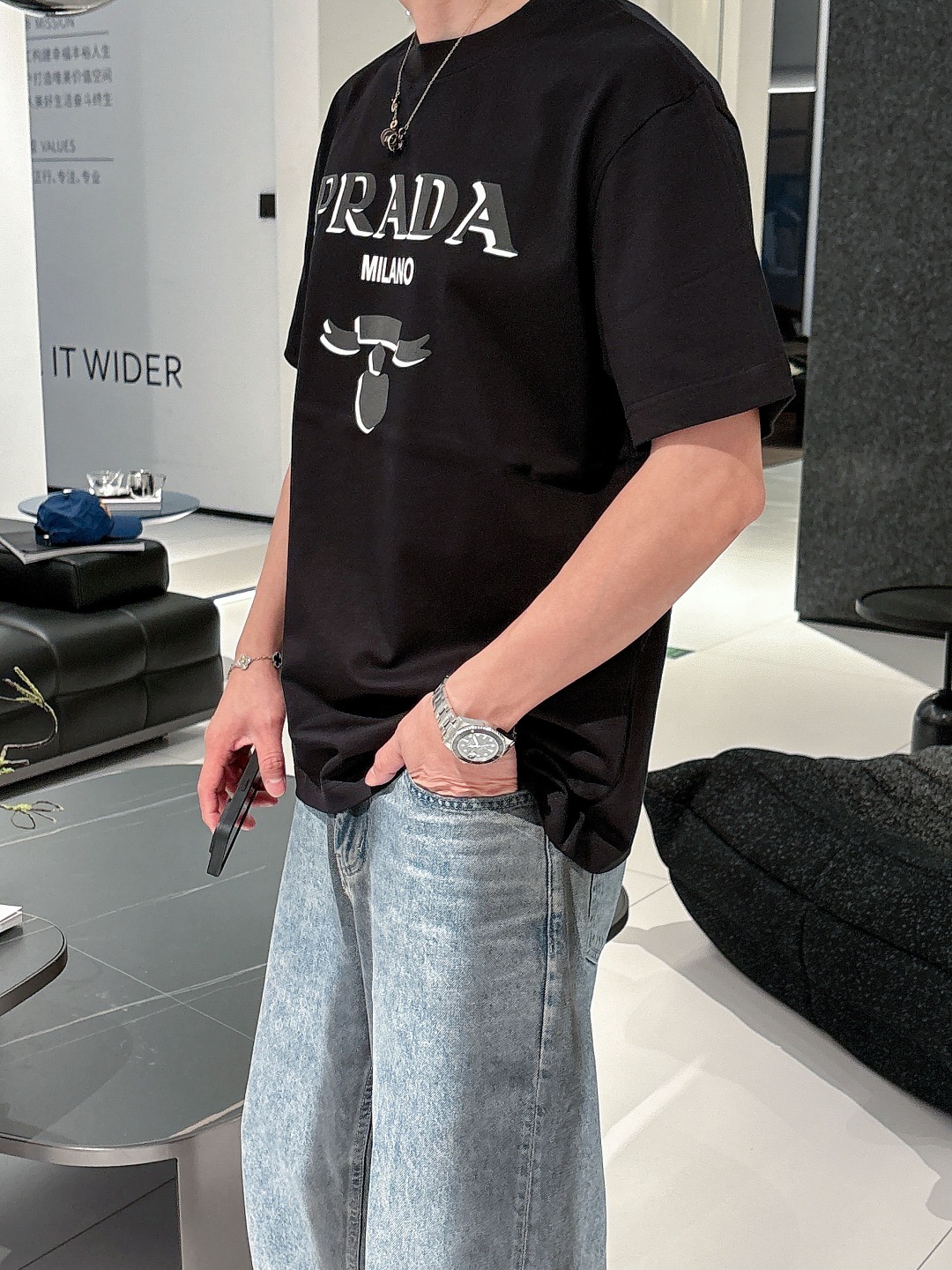 Prada Basic Clothing S-xl