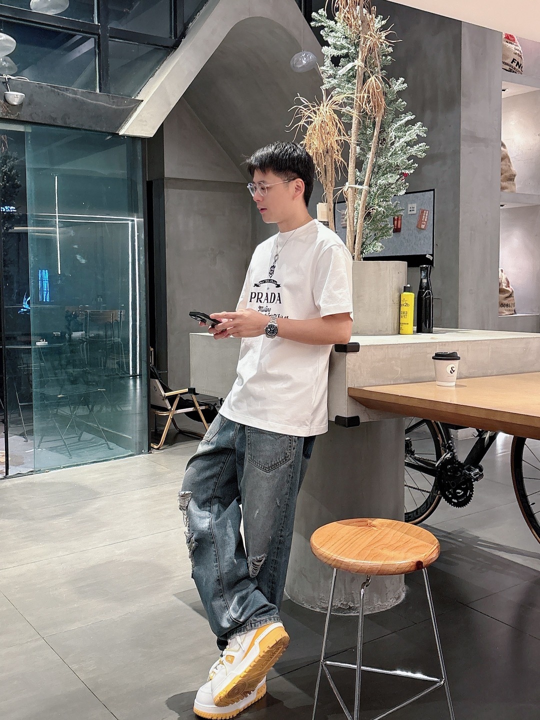 Prada Basic Clothing S-xl