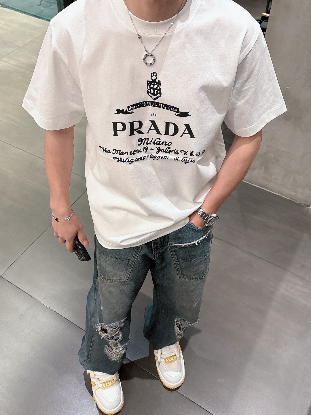 Prada Basic Clothing S-xl