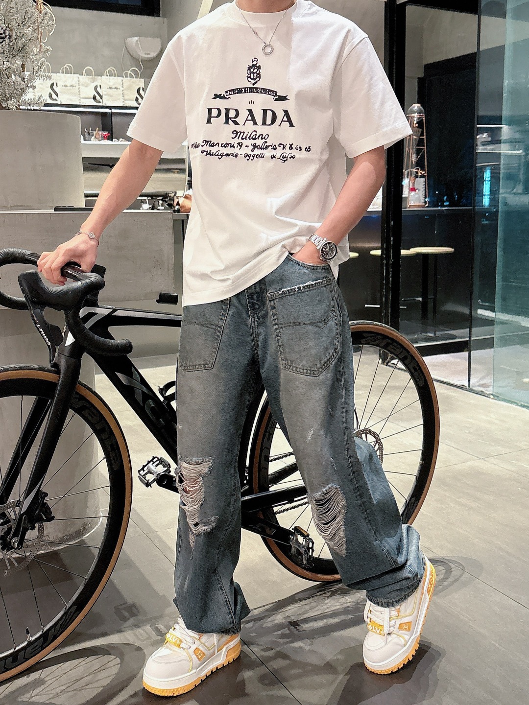 Prada Basic Clothing S-xl