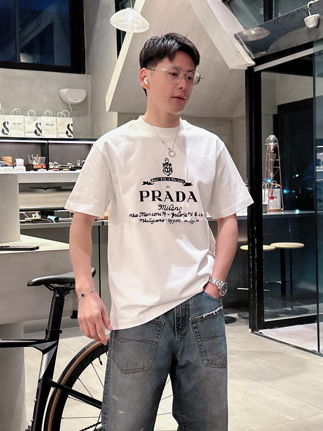 Prada Basic Clothing S-xl