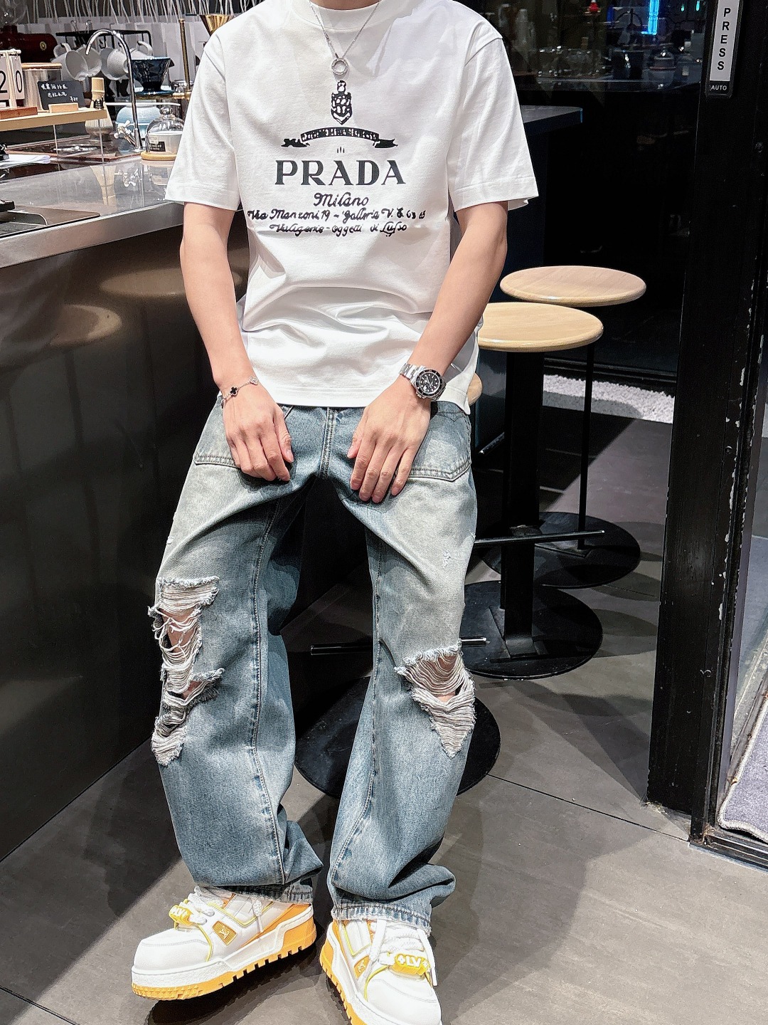 Prada Basic Clothing S-xl