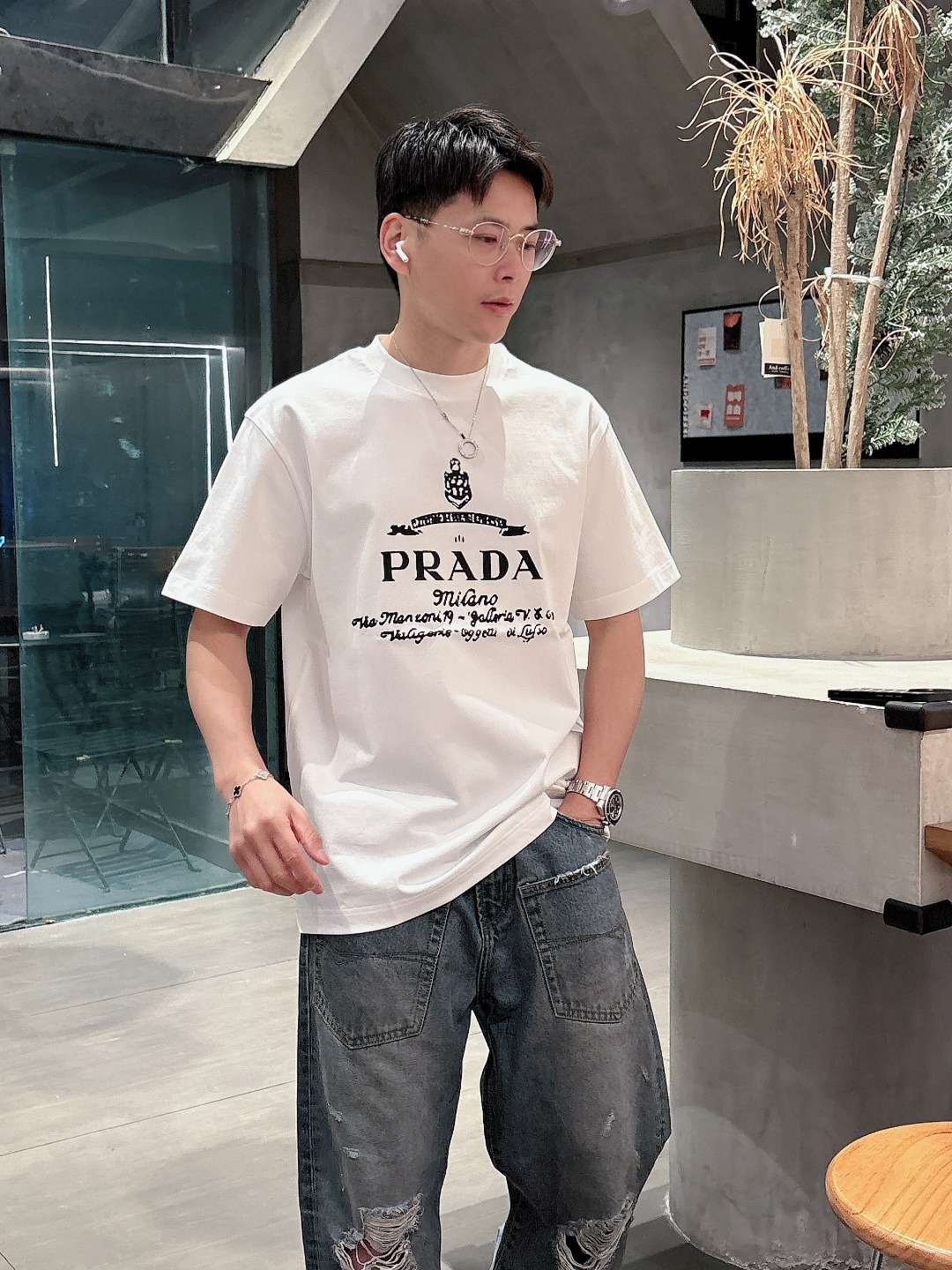 Prada Basic Clothing S-xl