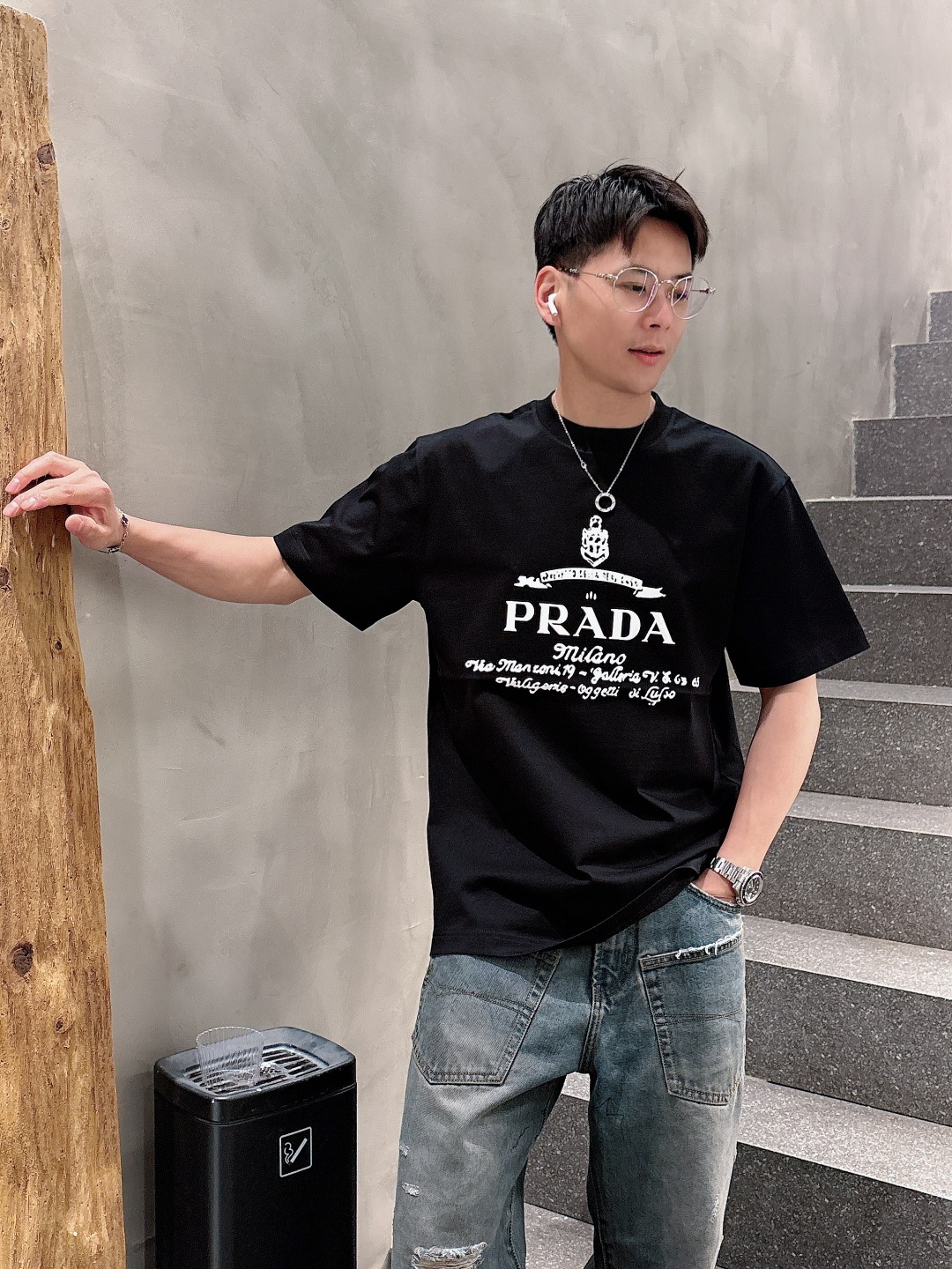 Prada Basic Clothing S-xl