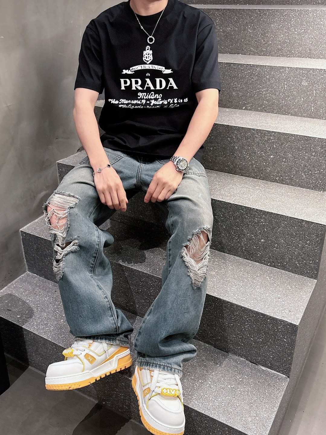 Prada Basic Clothing S-xl