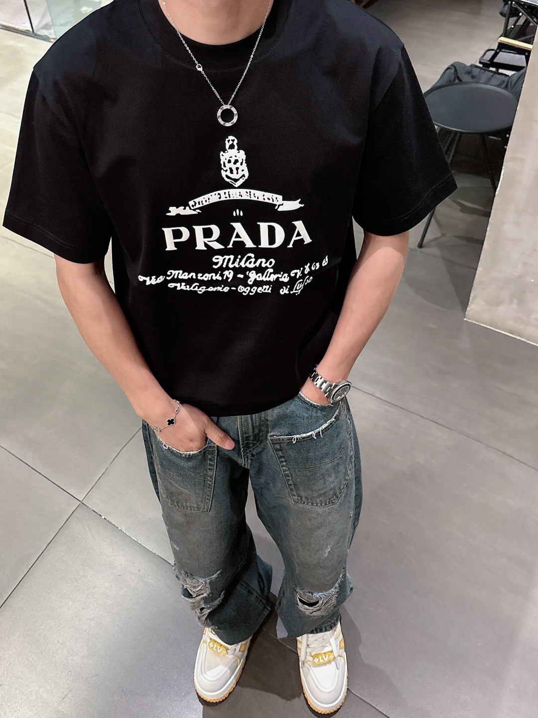 Prada Basic Clothing S-xl