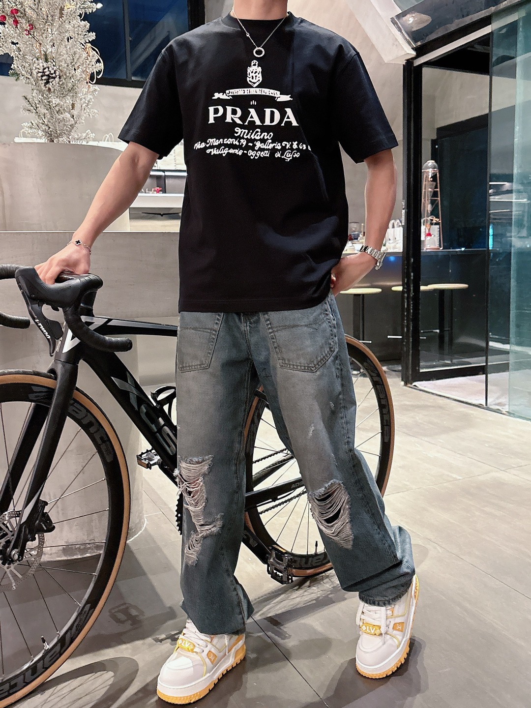 Prada Basic Clothing S-xl