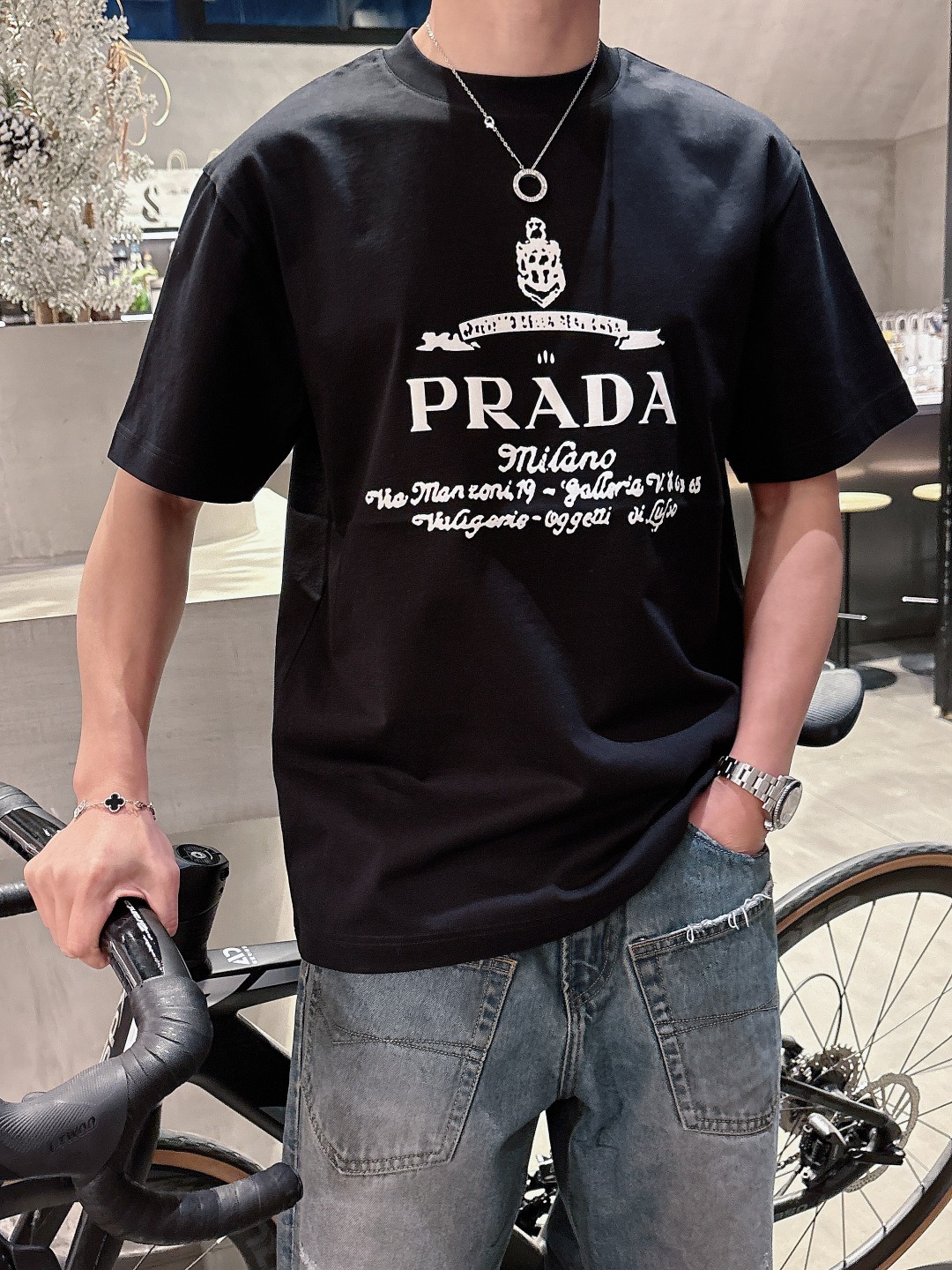 Prada Basic Clothing S-xl