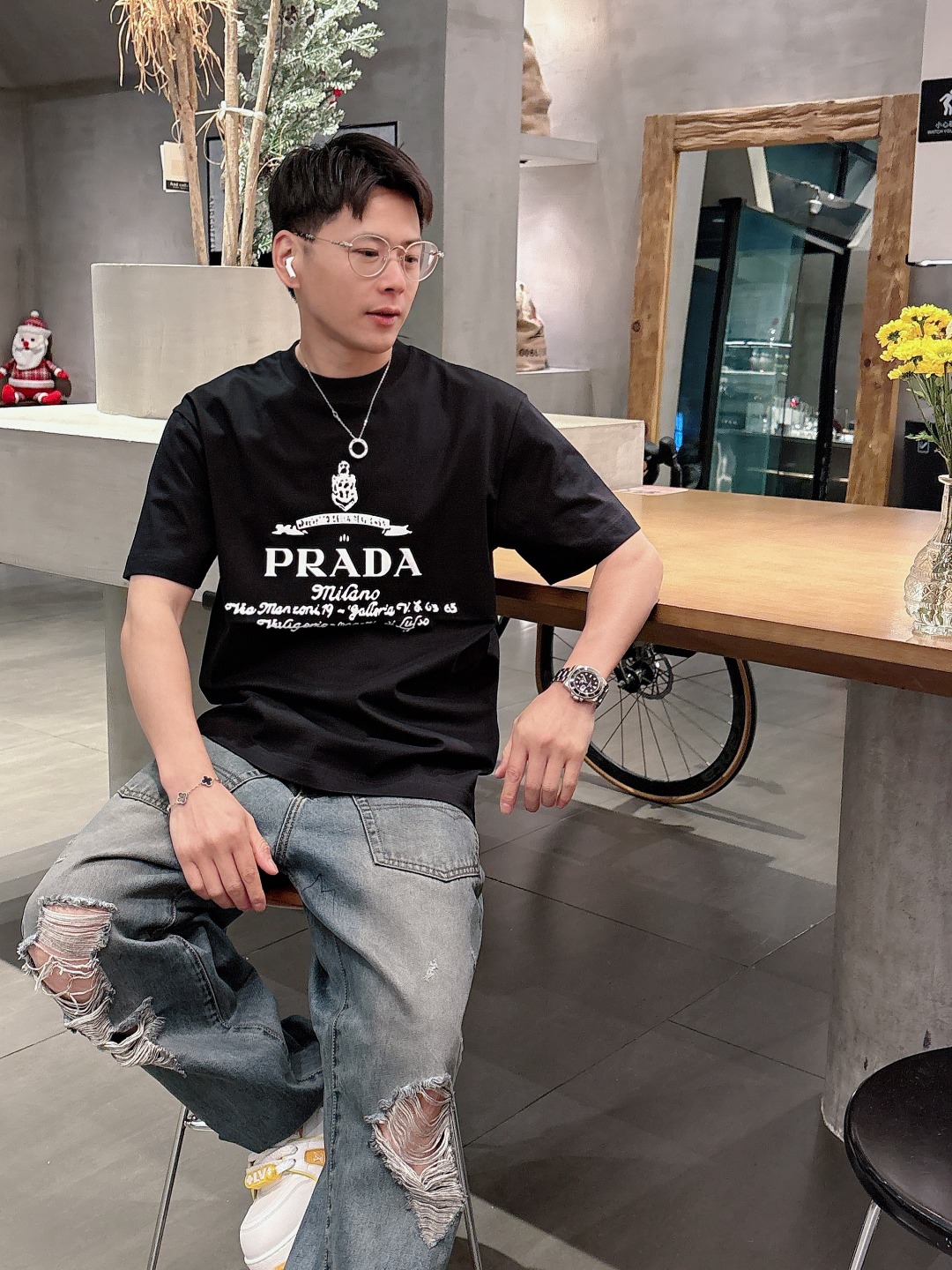 Prada Basic Clothing S-xl
