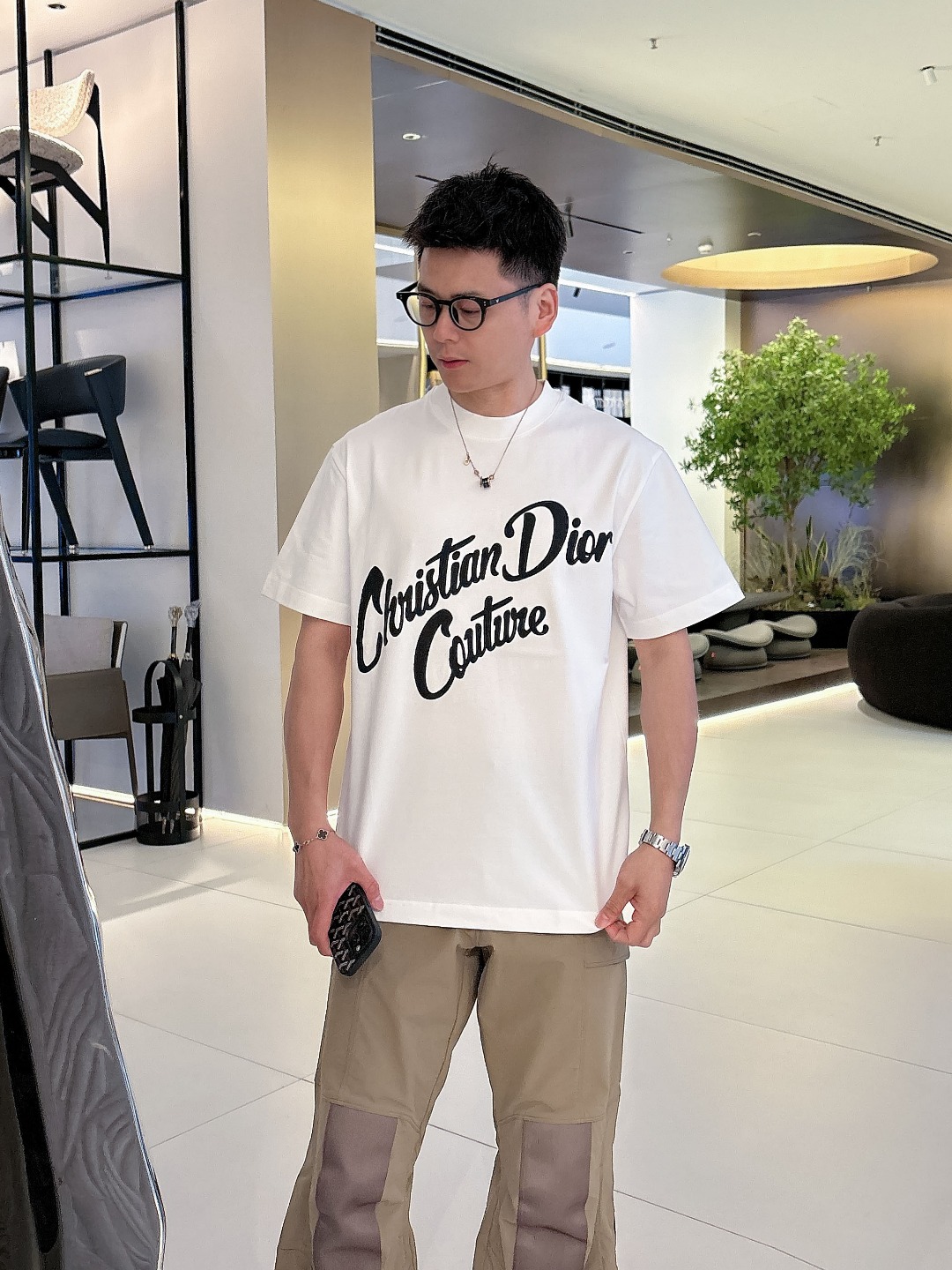 Dior Couple Basic Clothing Cotton Printed S-m-l-xl-xxl