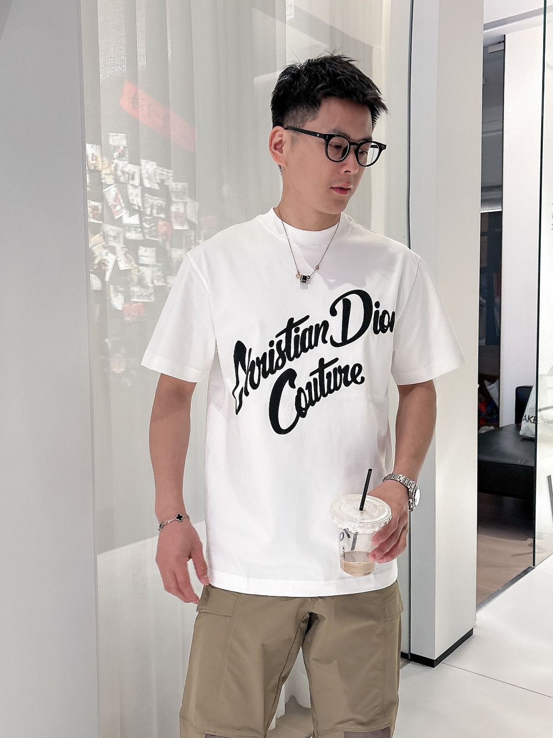 Dior Couple Basic Clothing Cotton Printed S-m-l-xl-xxl