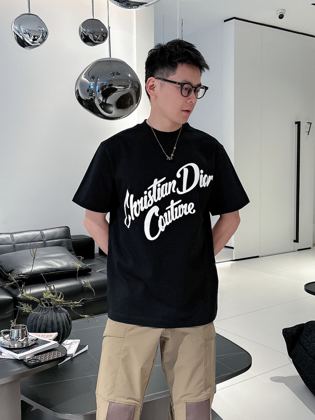 Dior Couple Basic Clothing Cotton Printed S-m-l-xl-xxl