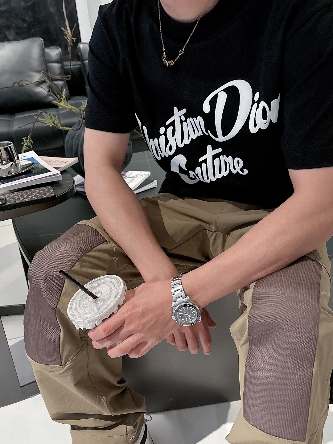 Dior Couple Basic Clothing Cotton Printed S-m-l-xl-xxl