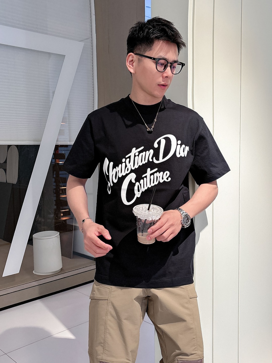 Dior Couple Basic Clothing Cotton Printed S-m-l-xl-xxl