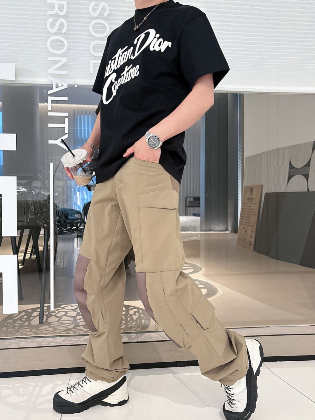 Dior Couple Basic Clothing Cotton Printed S-m-l-xl-xxl