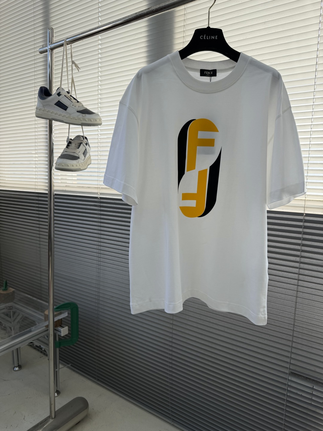 Fendi Couple Basic Clothing Cotton Black Printed S-xxl