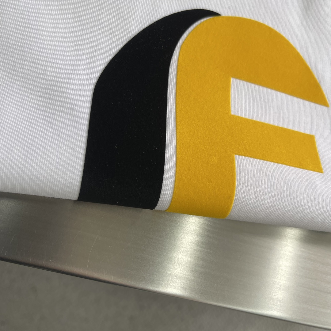 Fendi Couple Basic Clothing Cotton Black Printed S-xxl