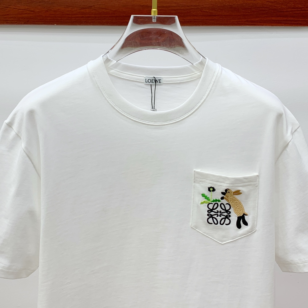 Loewe Basic Clothing Cotton White S-m-l-xl