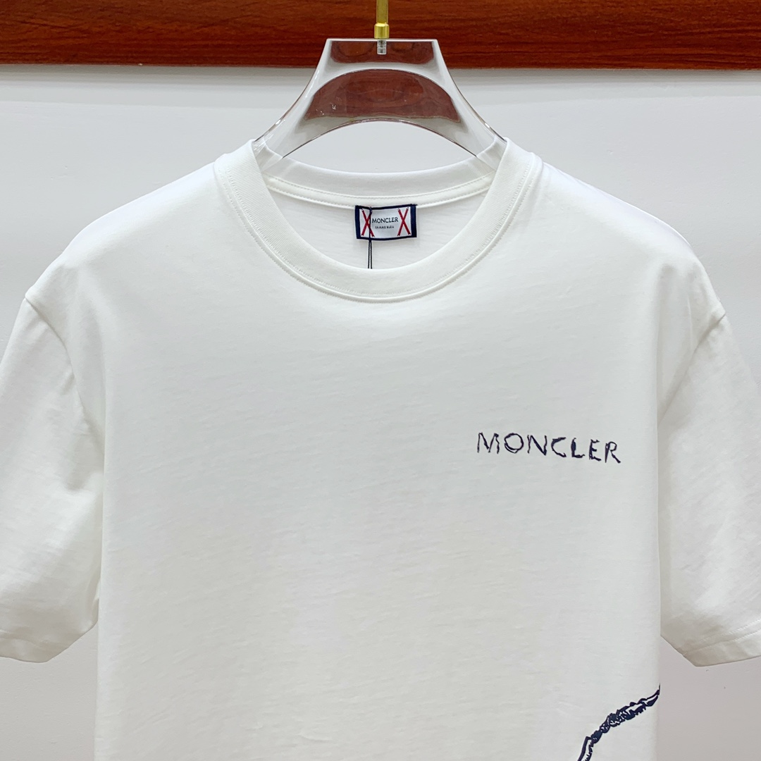 Moncler Basic Clothing Cotton White S-m-l-xl