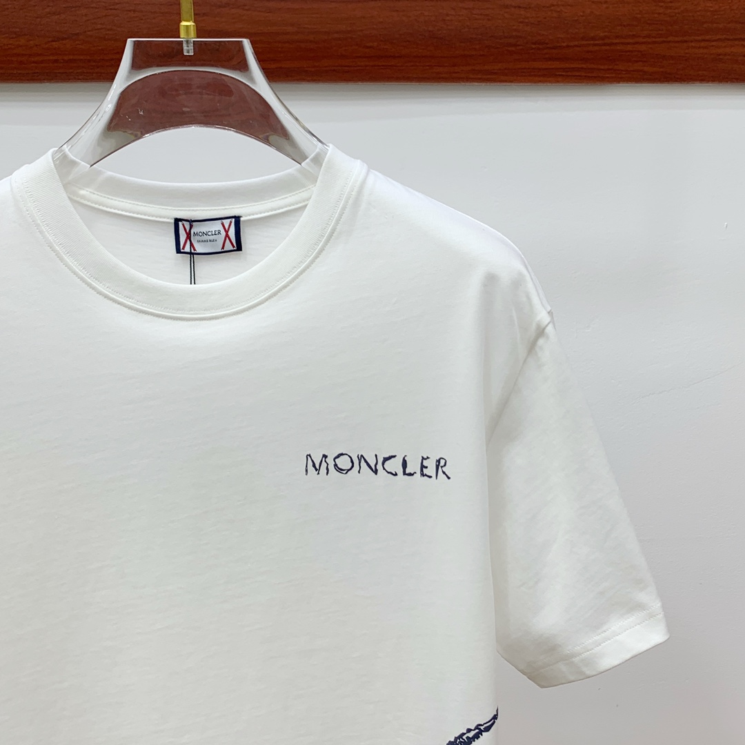 Moncler Basic Clothing Cotton White S-m-l-xl