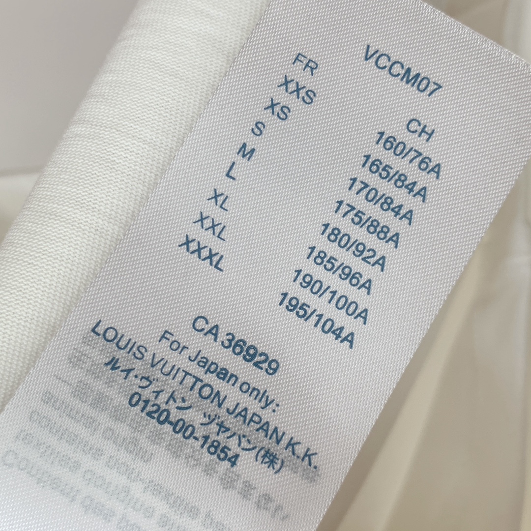 Louis Vuitton Basic Clothing Cotton White Printed S-m-l-xl