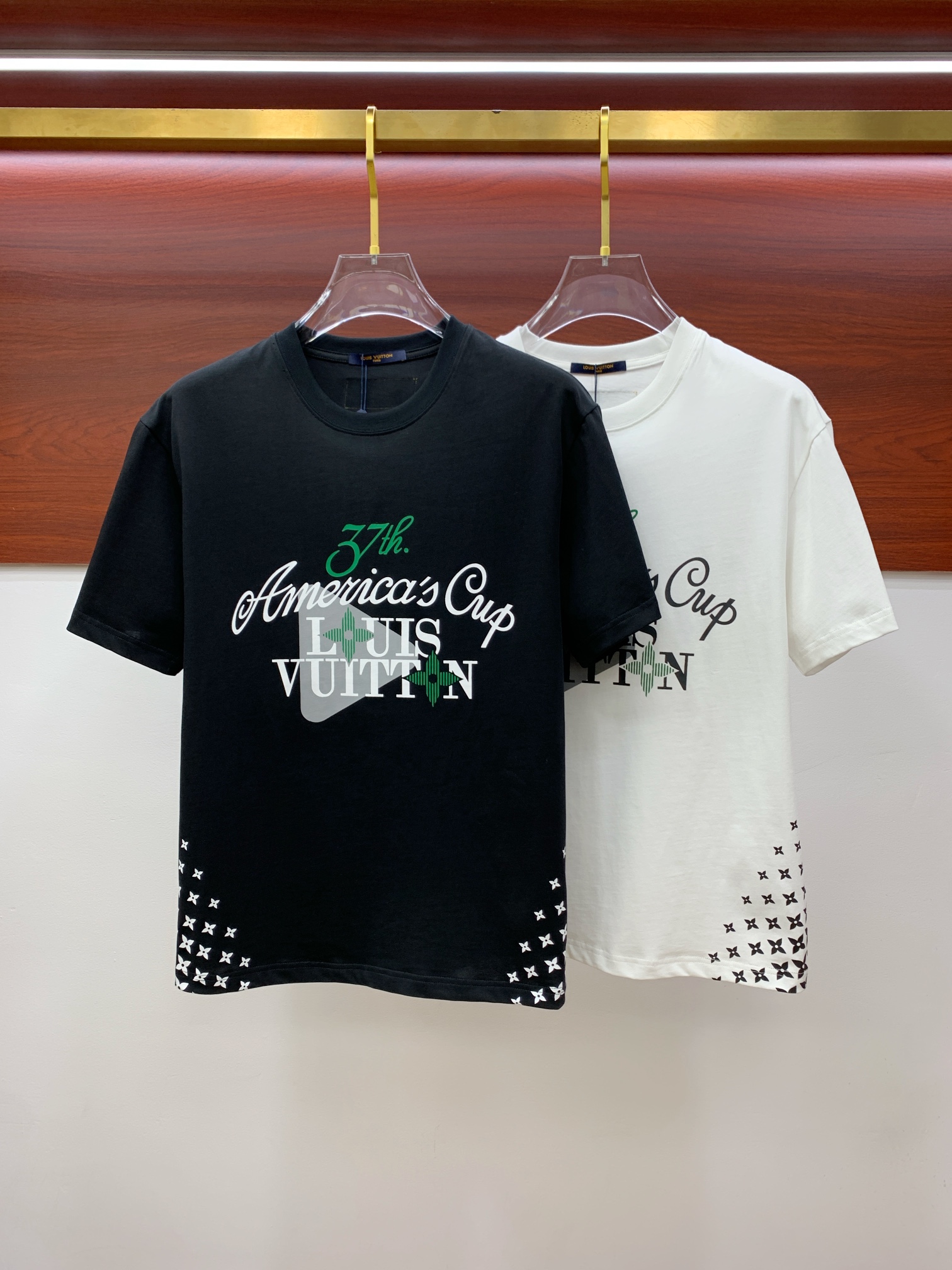 Louis Vuitton Basic Clothing Cotton White Printed S-m-l-xl