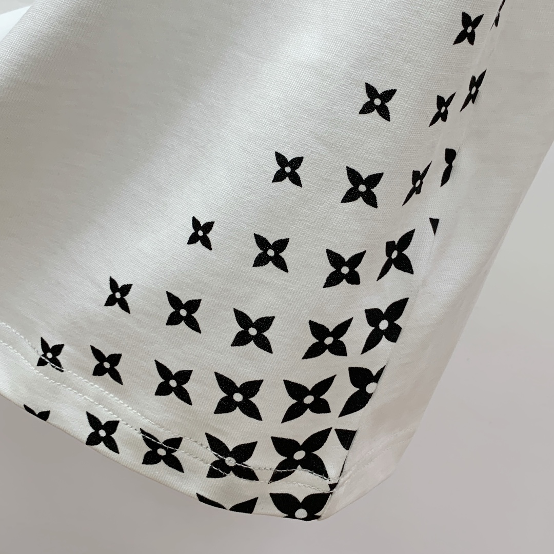 Louis Vuitton Basic Clothing Cotton White Printed S-m-l-xl