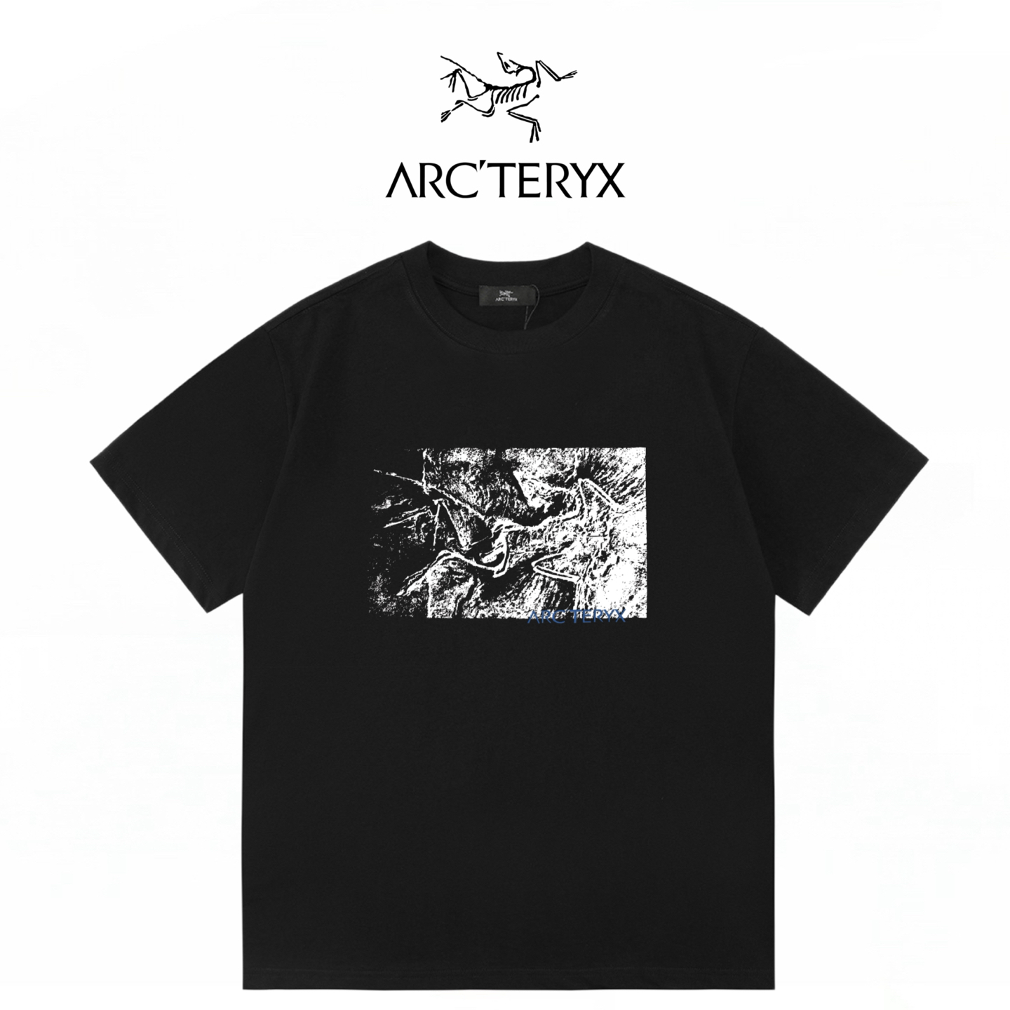 Arcteryx Basic Clothing Black Printed Xs-s-m-l