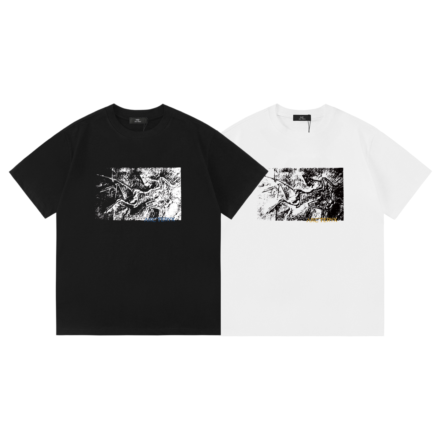 Arcteryx Basic Clothing Black Printed Xs-s-m-l