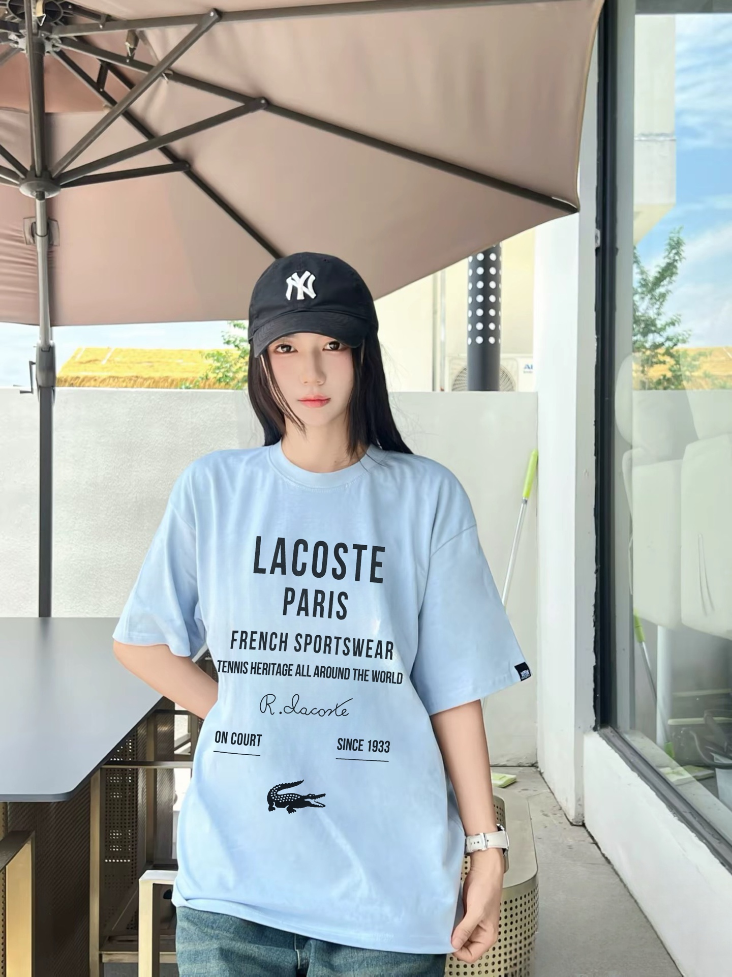 Lacoste Basic Clothing Black Printed Xs-s-m-l