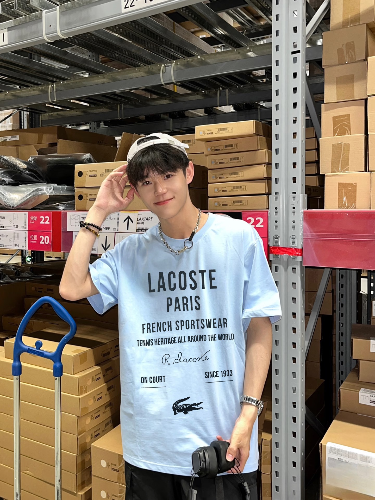 Lacoste Basic Clothing Black Printed Xs-s-m-l