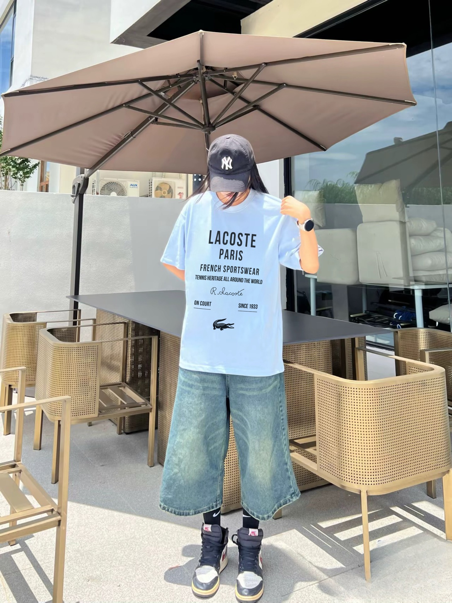 Lacoste Basic Clothing Black Printed Xs-s-m-l