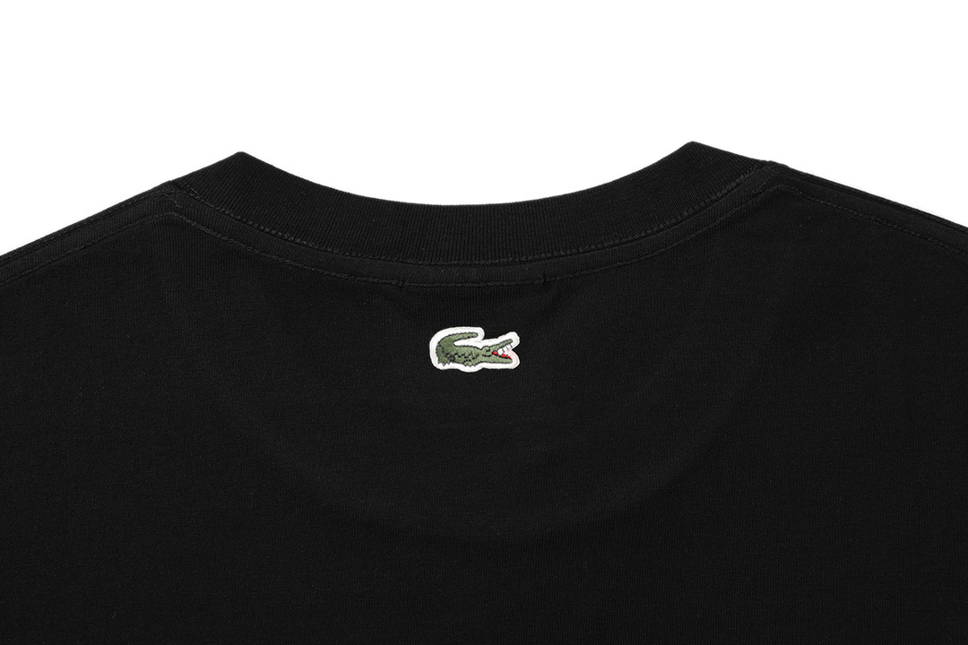 Lacoste Basic Clothing Black Printed Xs-s-m-l