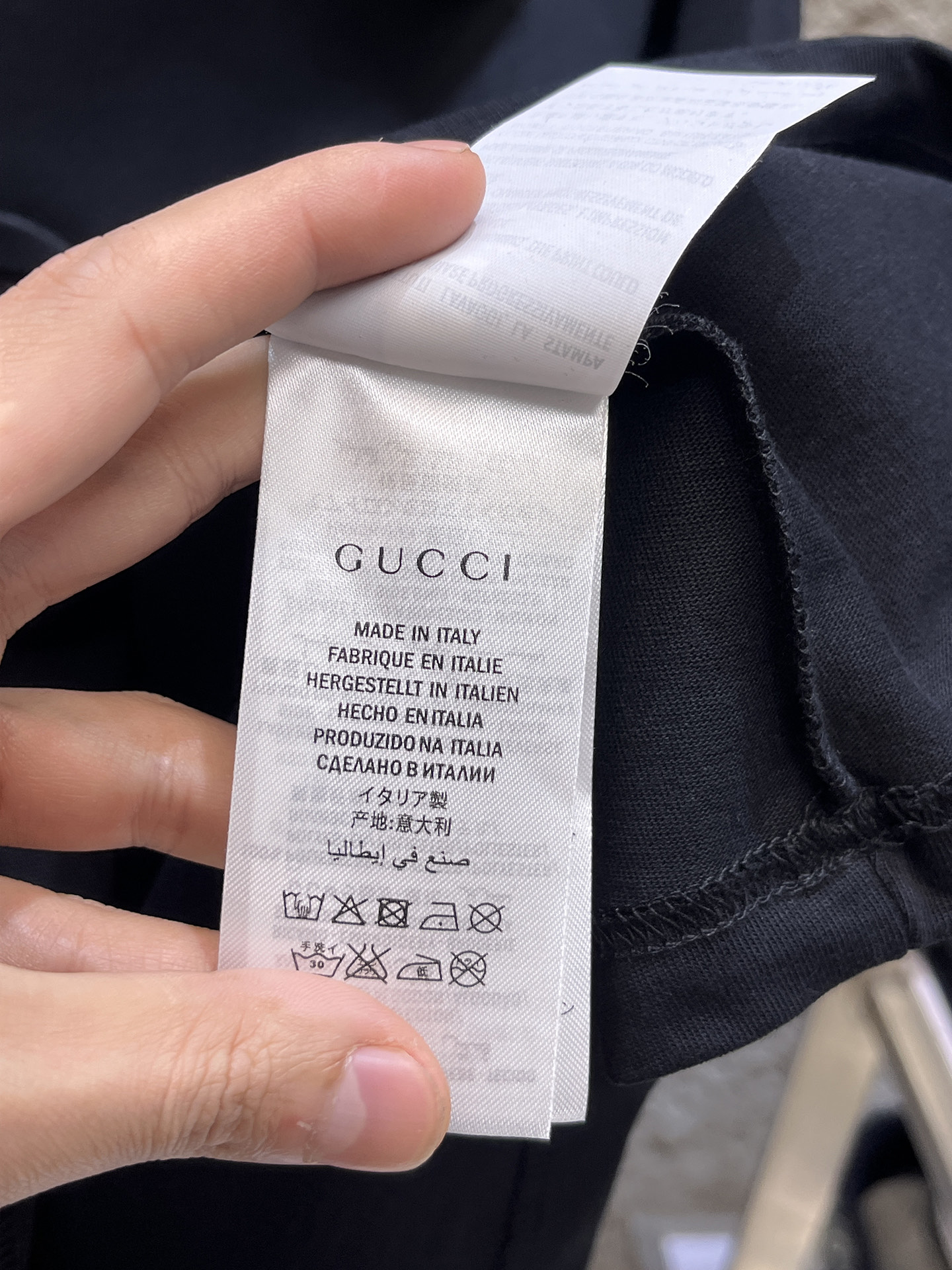 Gucci Basic Clothing Black S-l-xxl