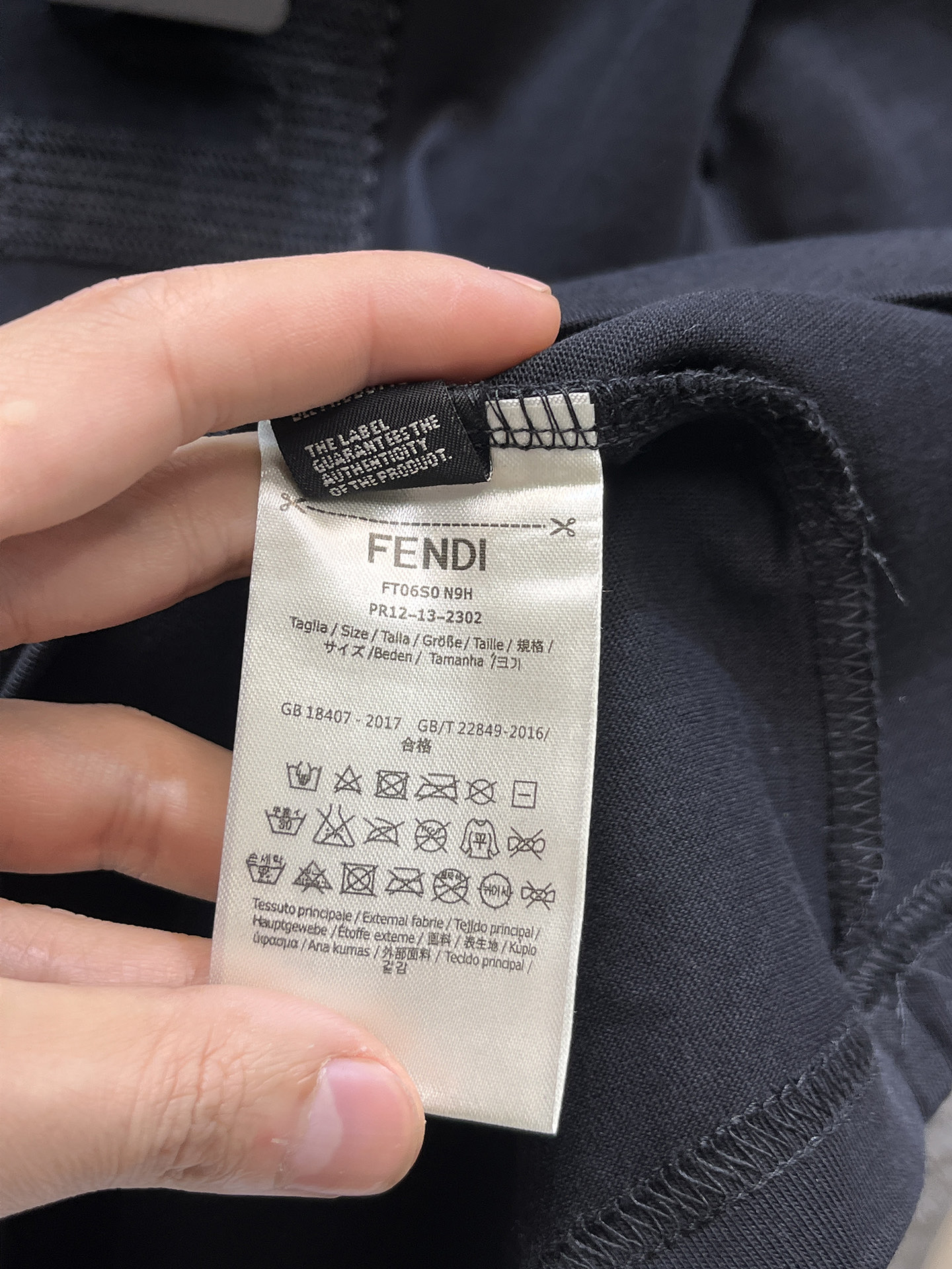 Fendi Basic Clothing Black S-l-xxl