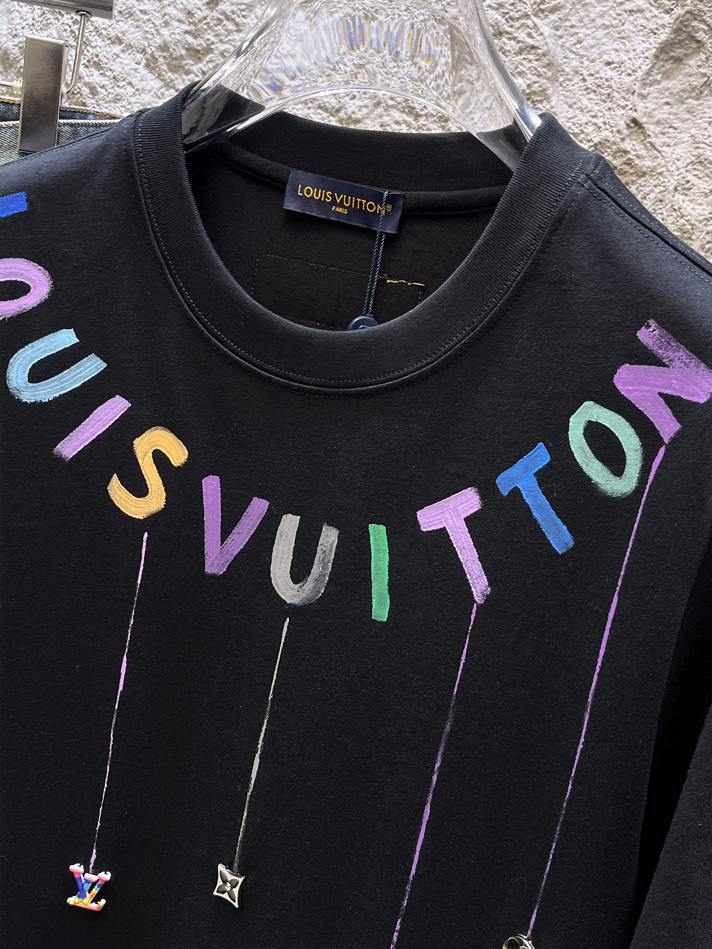 Louis Vuitton Basic Clothing Black M-l-xxxl