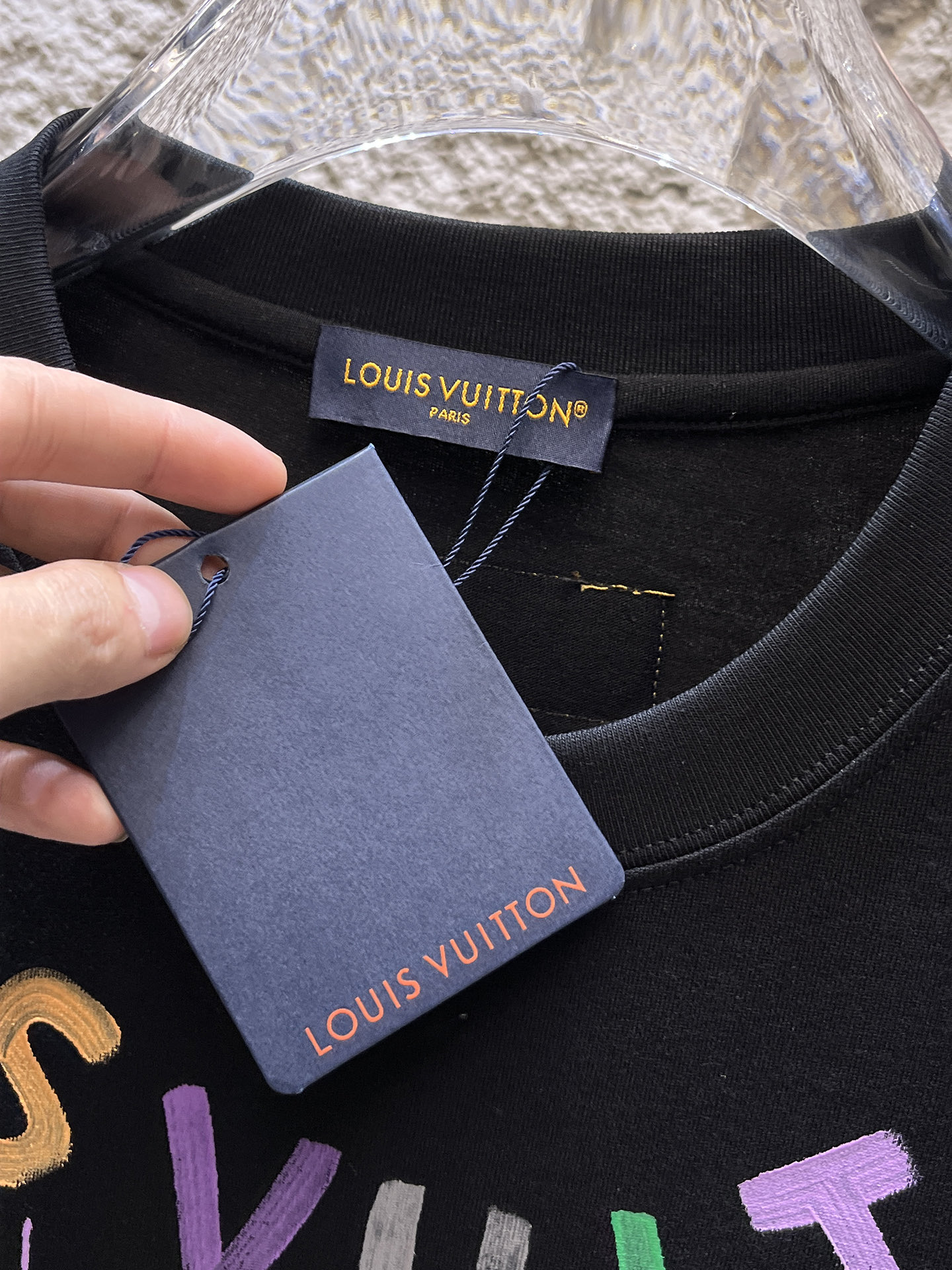 Louis Vuitton Basic Clothing Black M-l-xxxl