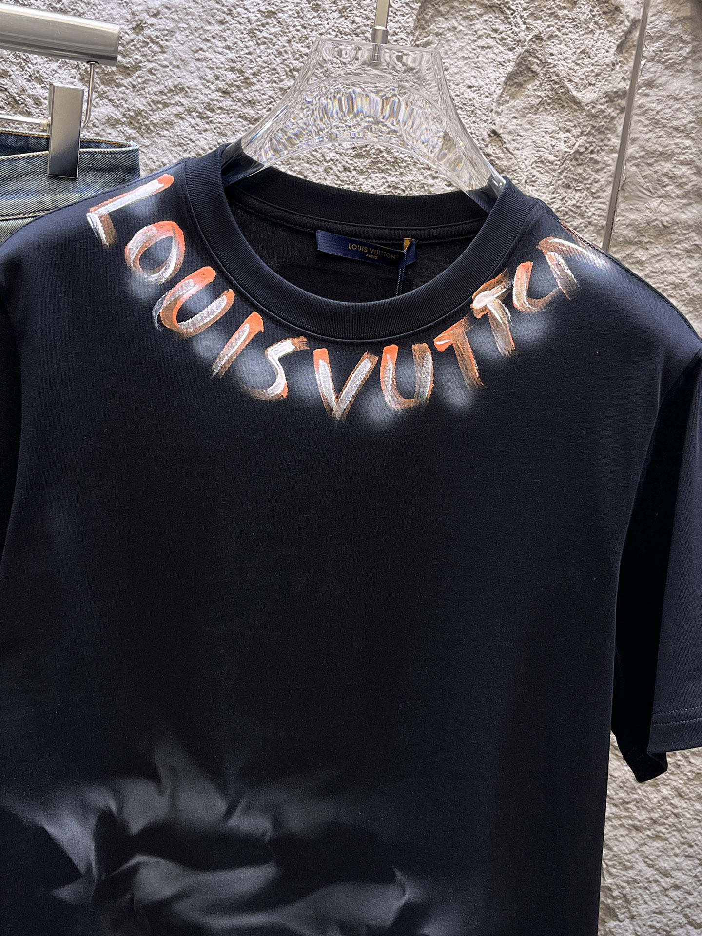 Louis Vuitton Basic Clothing Black S-l-xxl