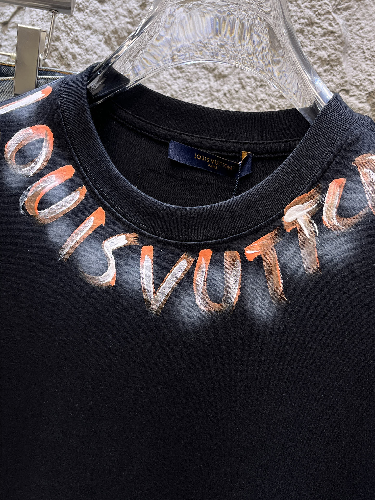 Louis Vuitton Basic Clothing Black S-l-xxl