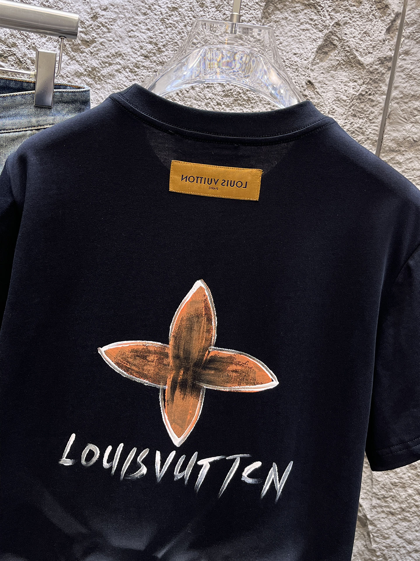 Louis Vuitton Basic Clothing Black S-l-xxl