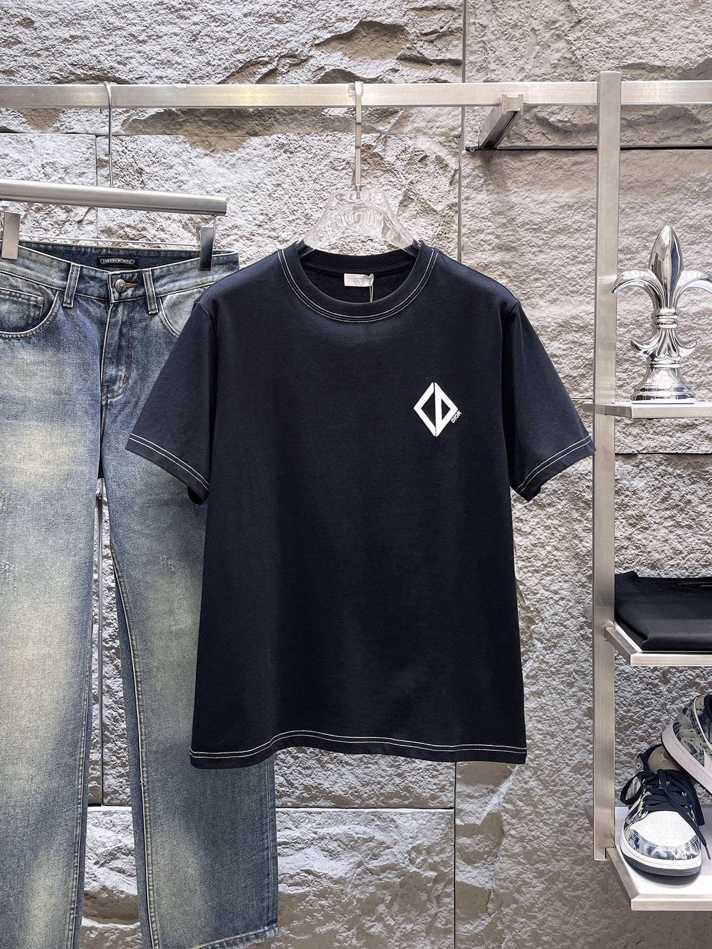 Dior Basic Clothing Black S-l-xxl