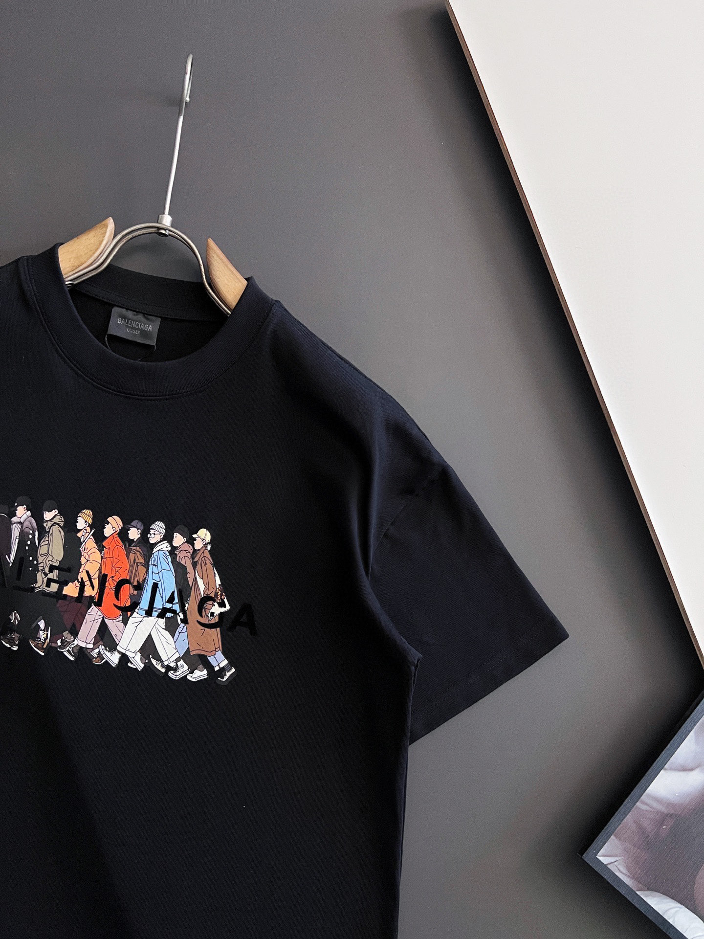 Balenciaga Basic Clothing Cotton Black S-l-xl