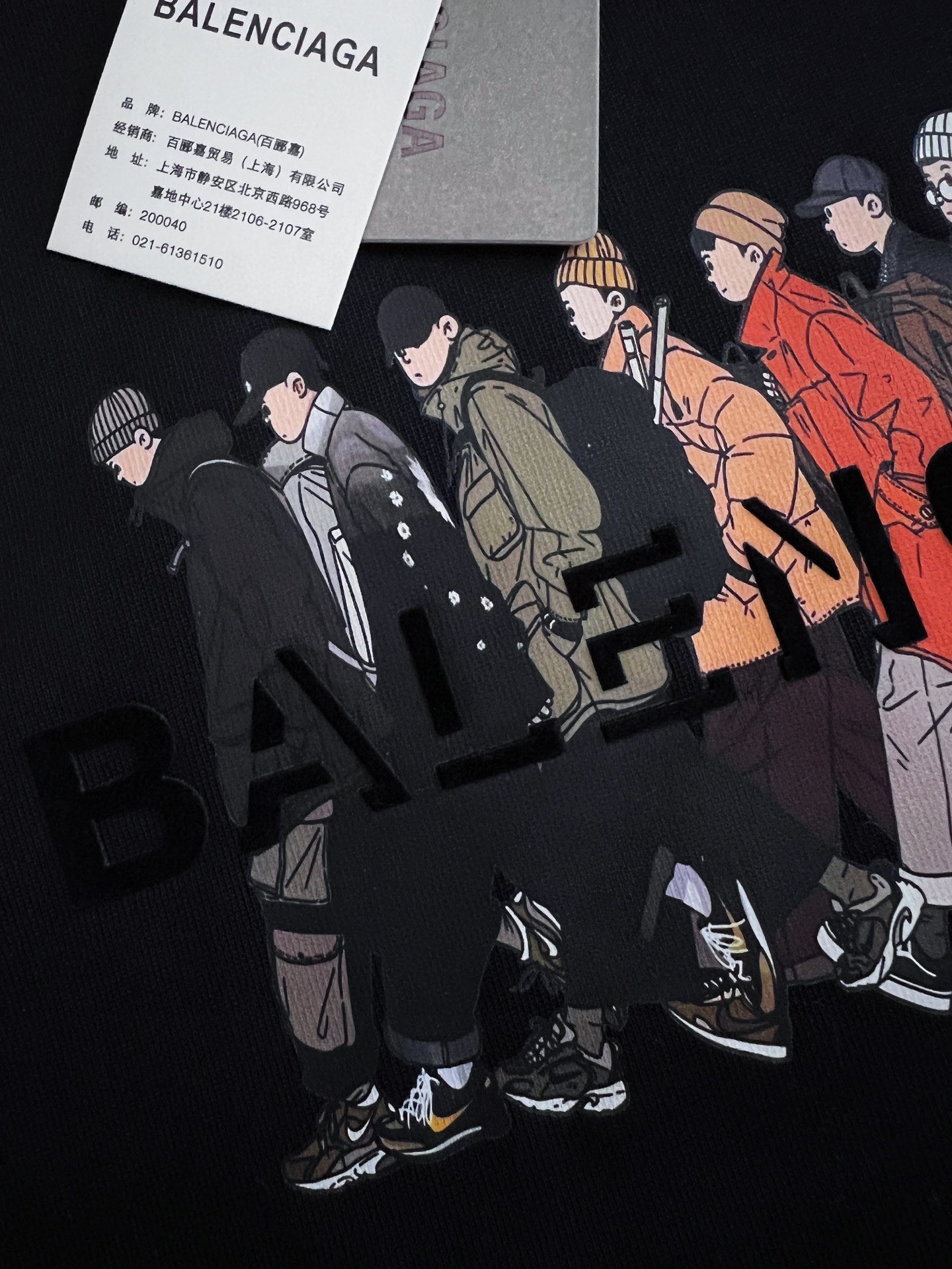 Balenciaga Basic Clothing Cotton Black S-l-xl