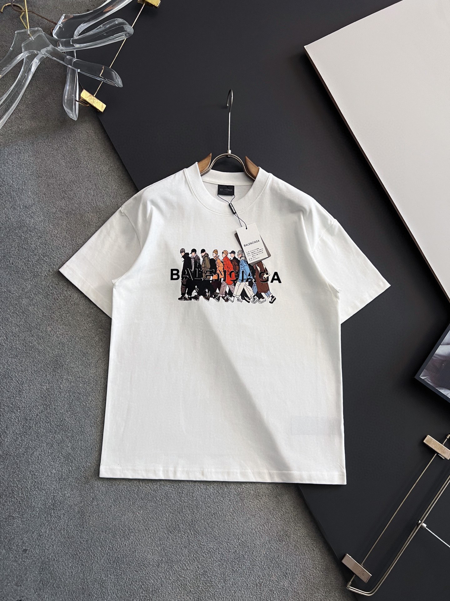 Balenciaga Basic Clothing Cotton Black S-l-xl