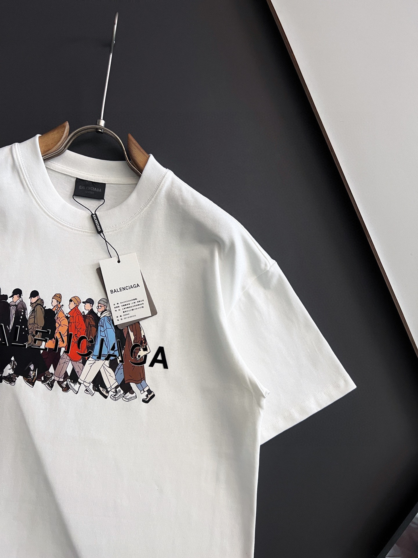 Balenciaga Basic Clothing Cotton Black S-l-xl