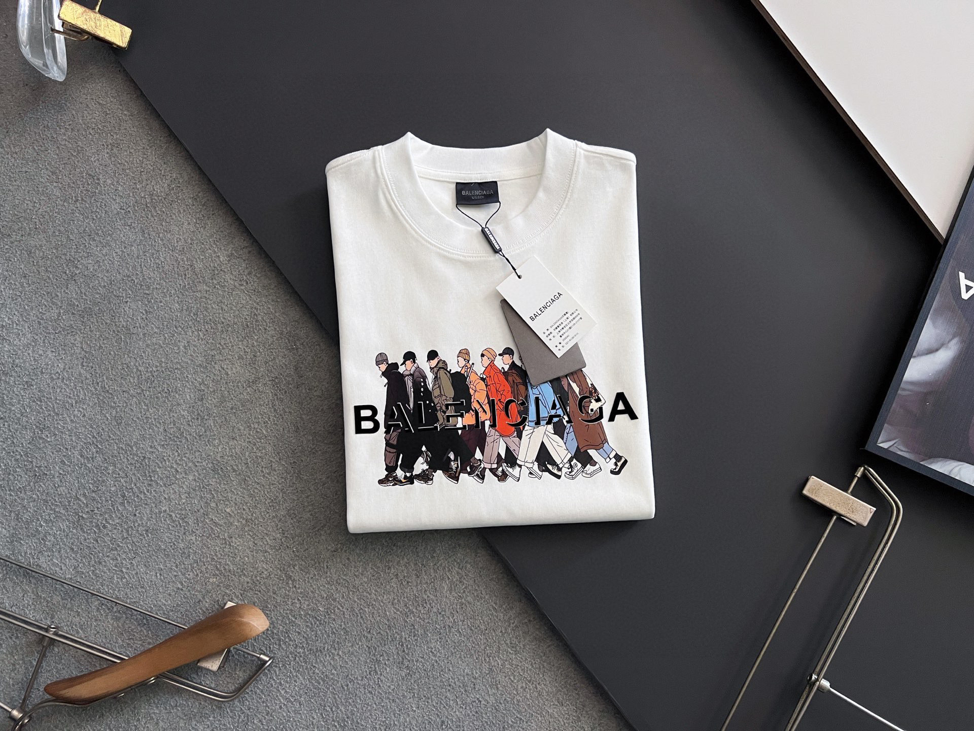 Balenciaga Basic Clothing Cotton Black S-l-xl