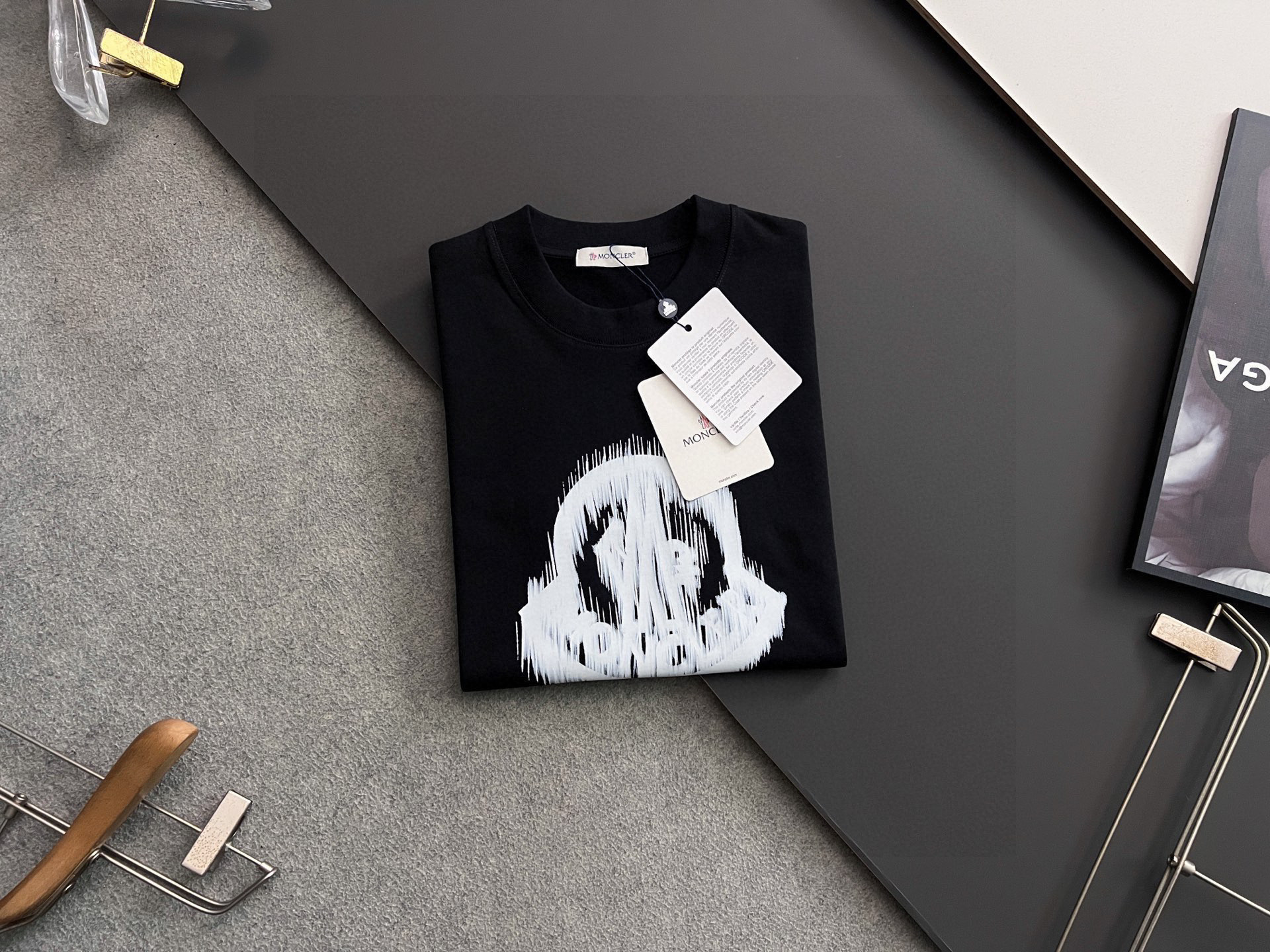 Moncler Basic Clothing Cotton Black S-m-xl